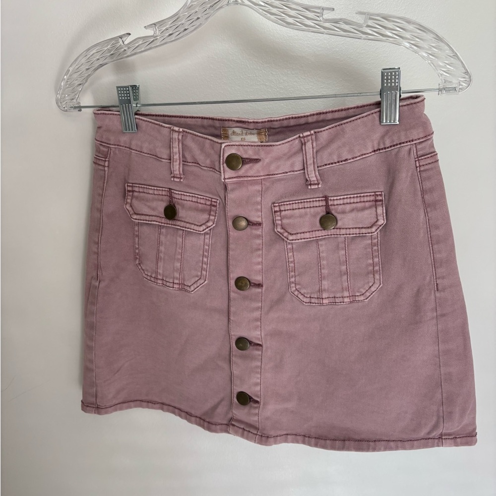 Altar'd State Pink Mini Pencil Skirt